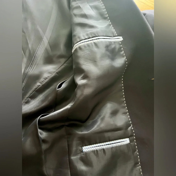 Tommy Hilfiger Men's Sport Coat Blazer Jacket 2 Buttons Navy - 40 R - Picture 13 of 14